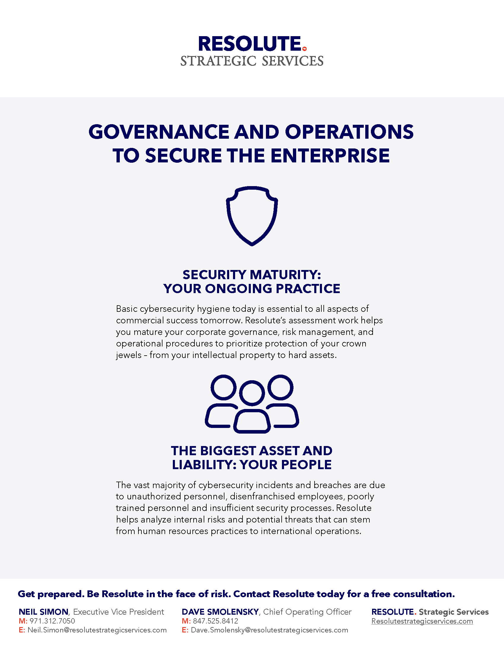 Resources Resolute Strategic Services