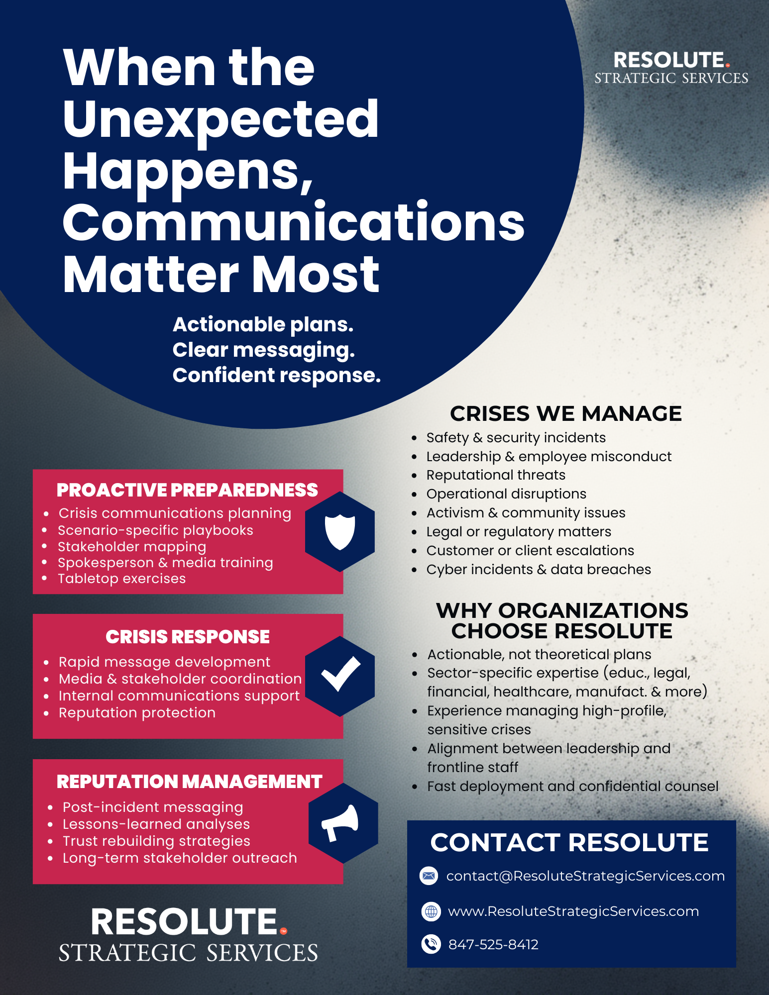 Crisis Communications Overview Elements of Crisis Communications