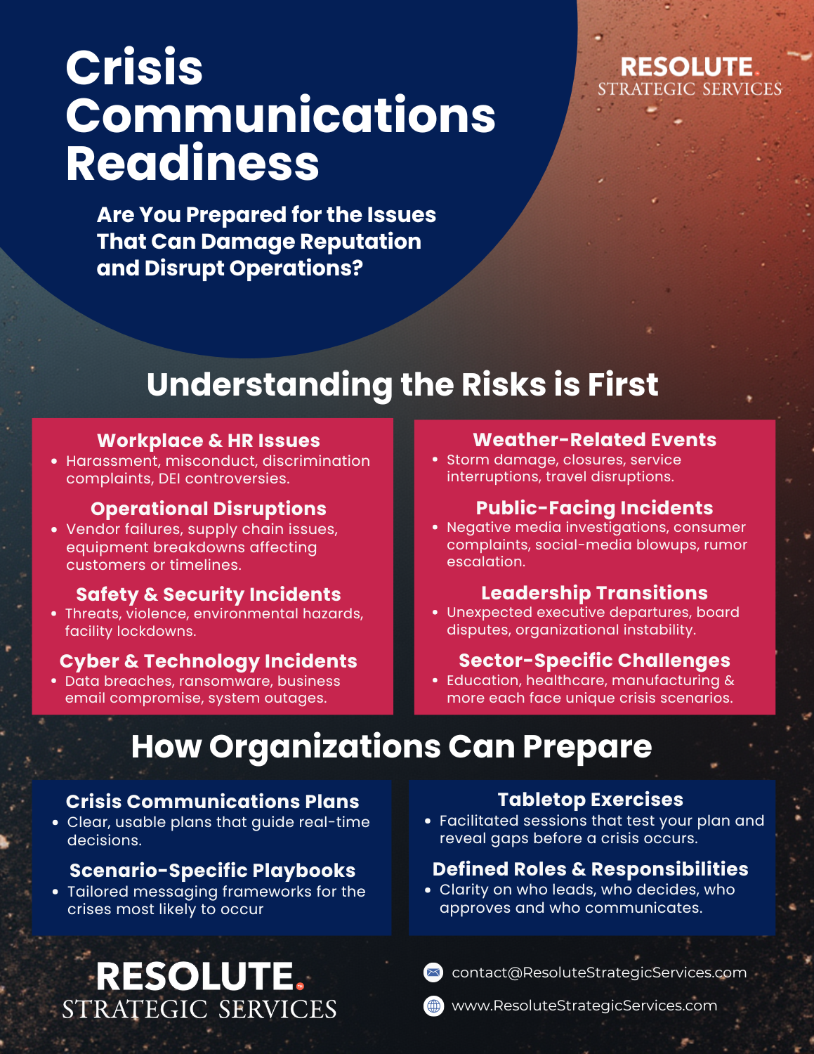 Crisis communications readiness, Dave Smolensky